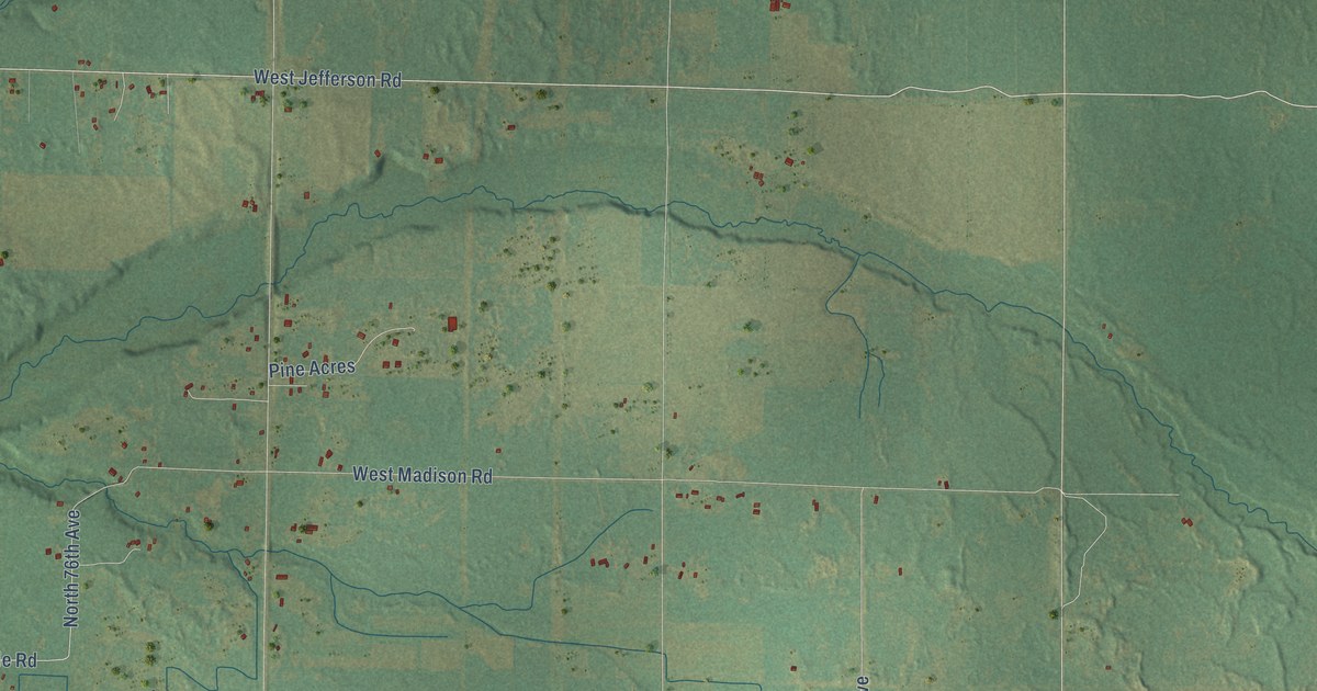 Map of Weare, Michigan in 2026
