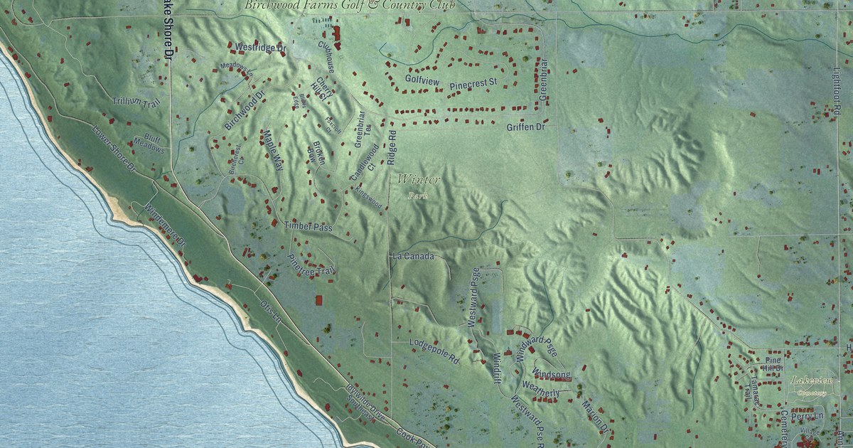 Map of West Traverse, Michigan in 2026