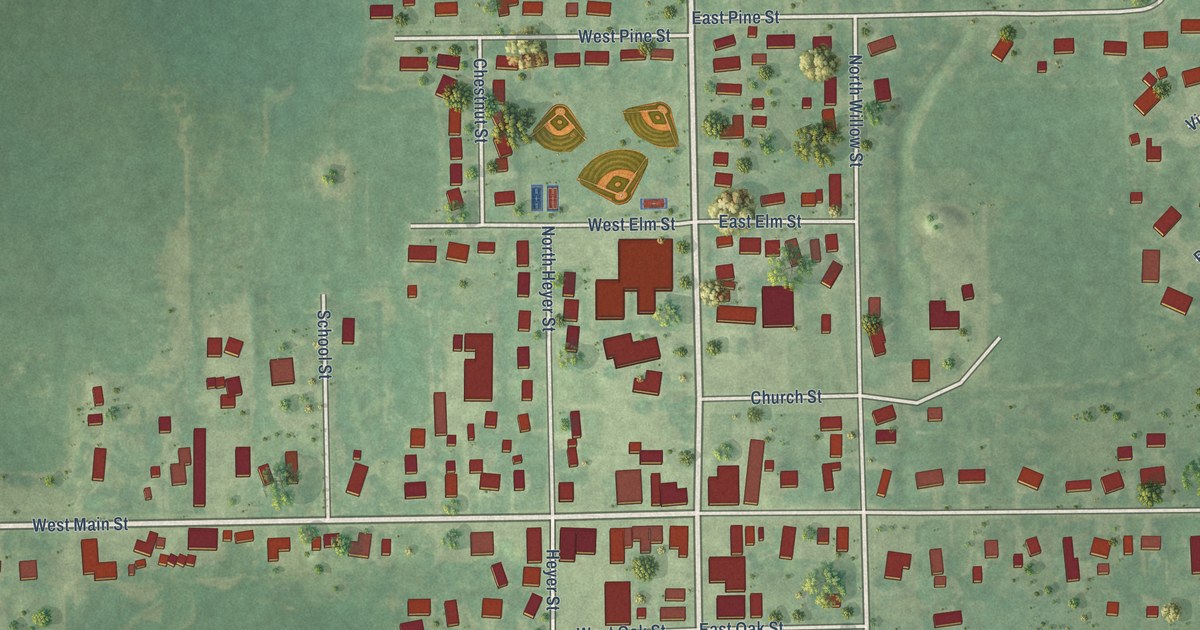 Map of Westphalia Village, Michigan in 2026