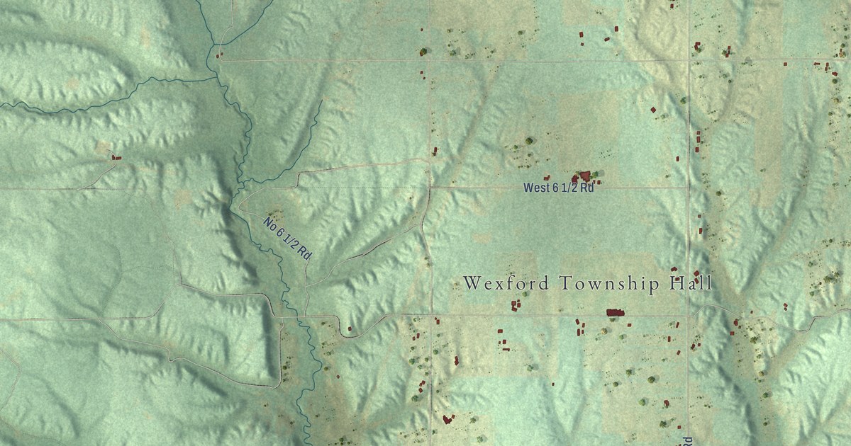 Map of Wexford, Michigan in 2026