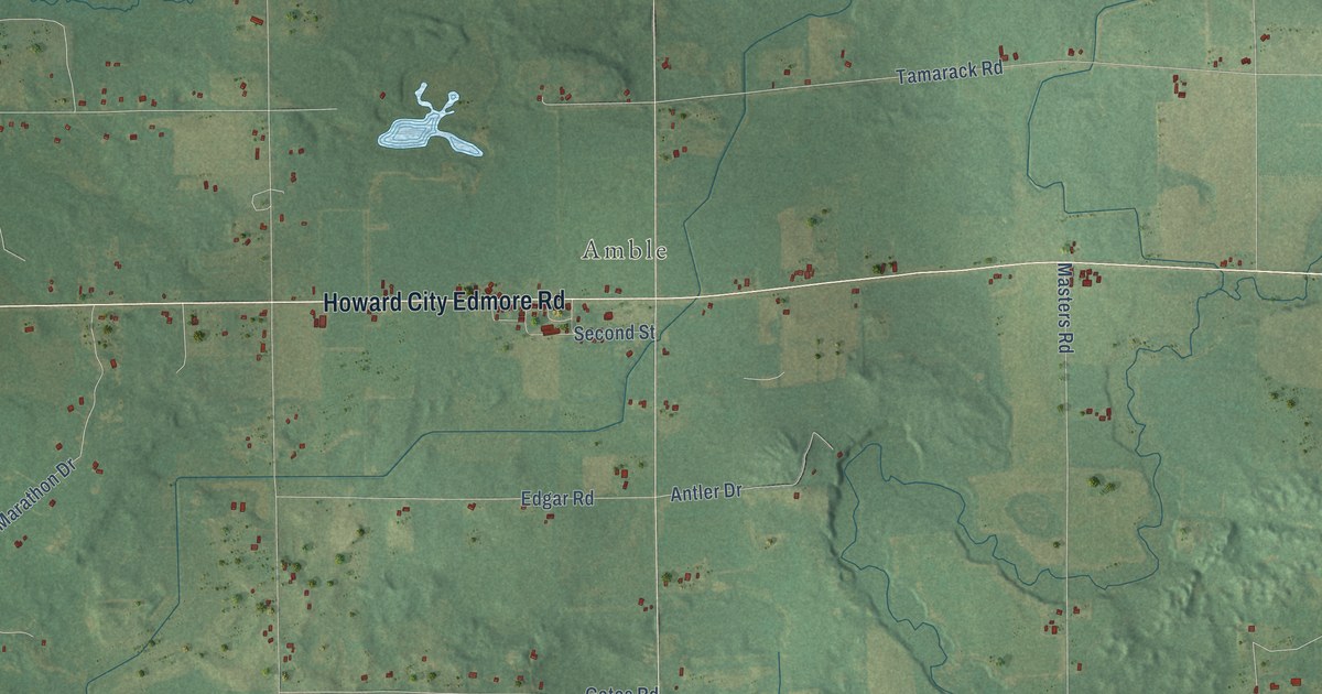 Map of Winfield, Michigan in 2026