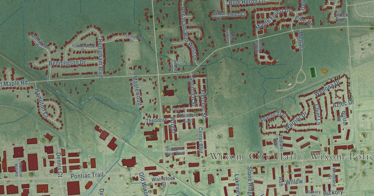 Map of Wixom, Michigan in 2026