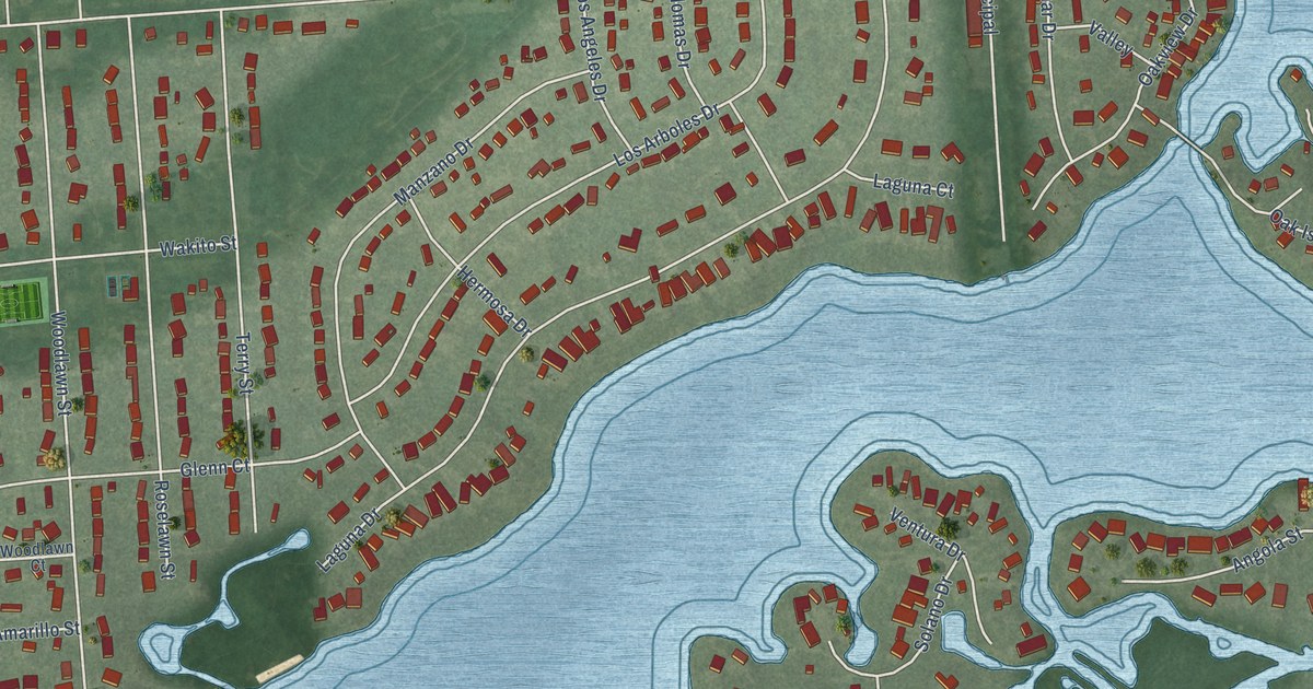 Map of Wolverine Lake, Michigan in 2026
