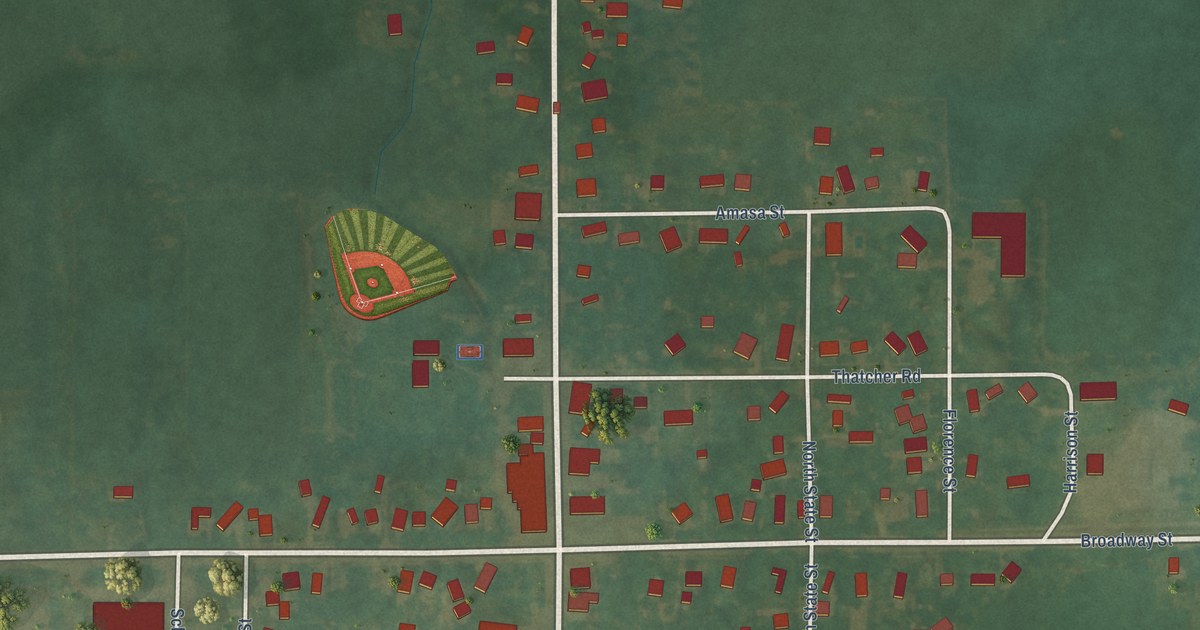 Map of Woodland Village, Michigan in 2026