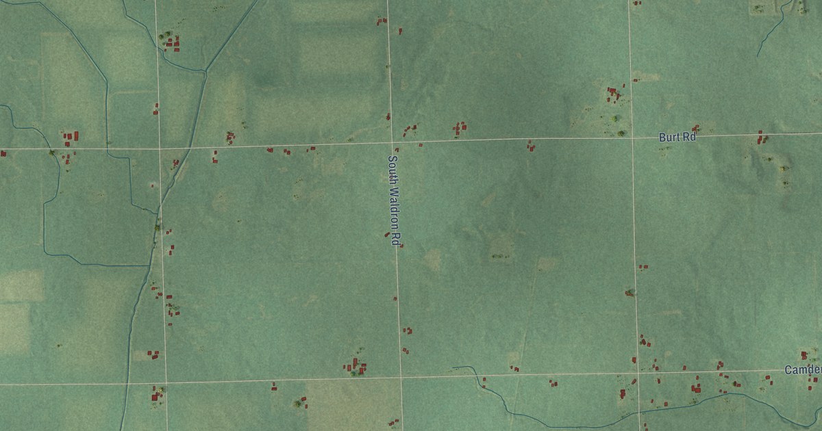 Map of Wright, Hillsdale County, Michigan in 2026
