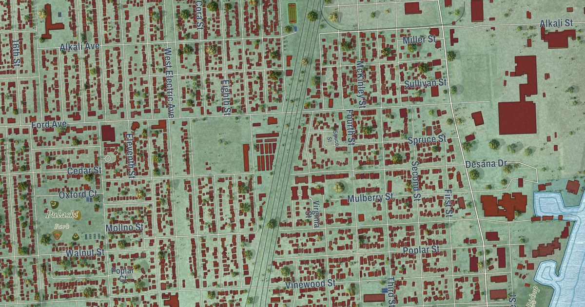 Map of Wyandotte, Michigan in 2026