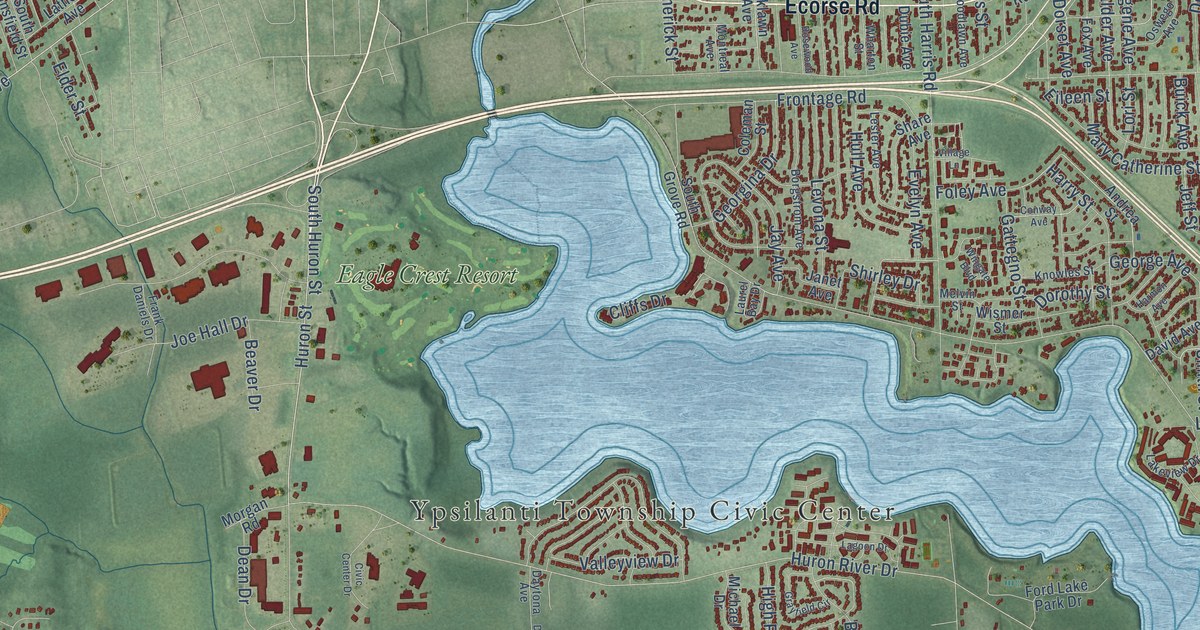 Map of Ypsilanti Municipality, Michigan in 2026