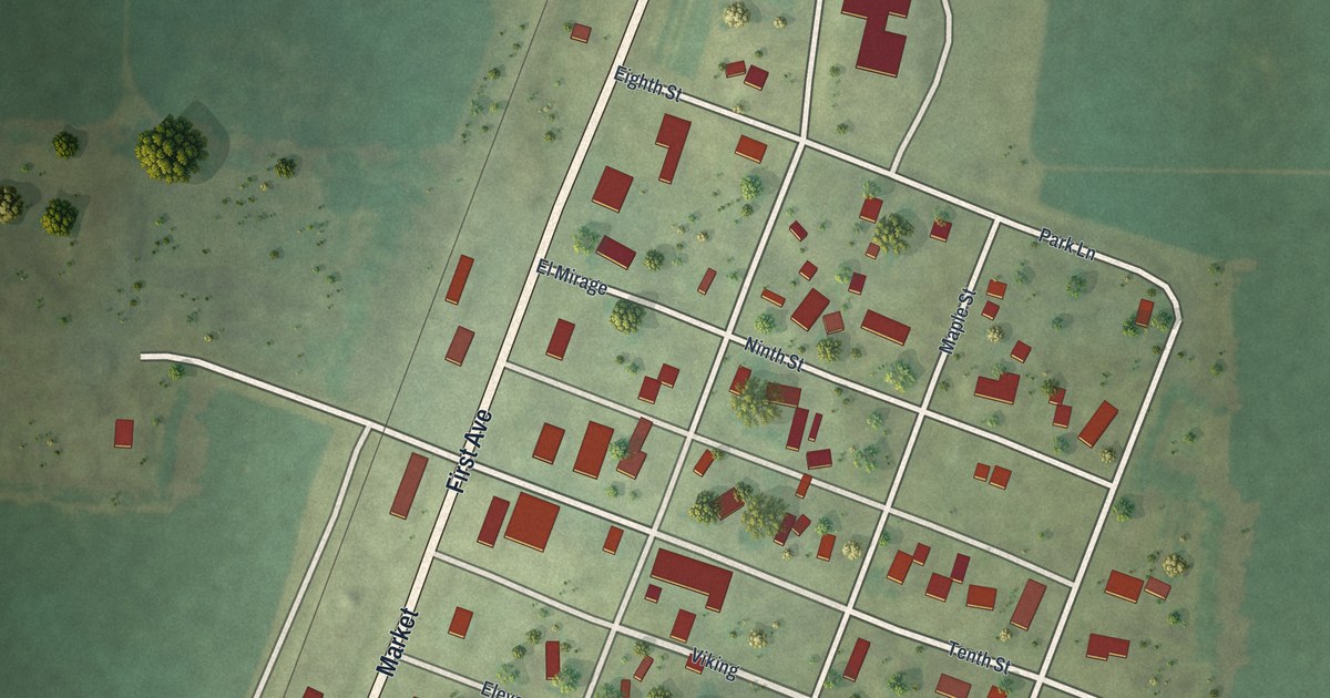 Map of Bigelow, Minnesota in 2026