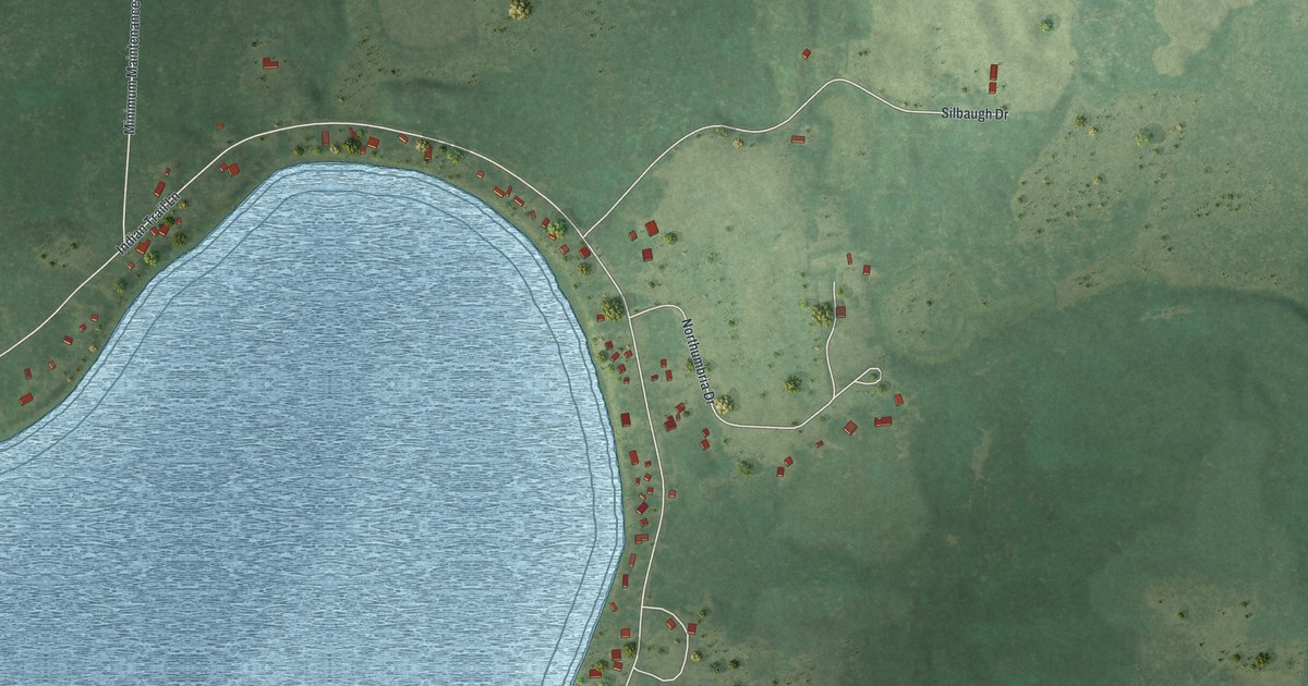 Map of Chickamaw Beach, Minnesota in 2026