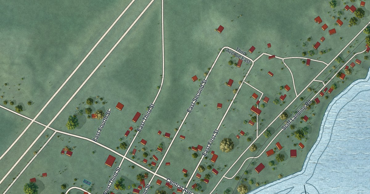 Map of Knife River, Minnesota in 2026