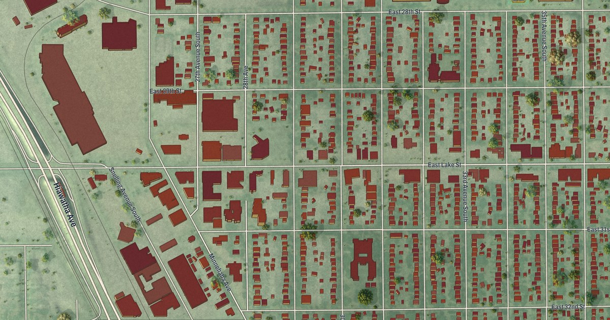 Map of Longfellow, Minnesota in 2026