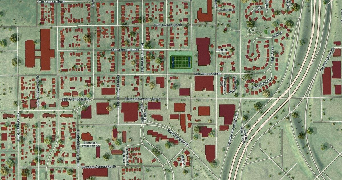 Map of Near – North, Minnesota in 2026