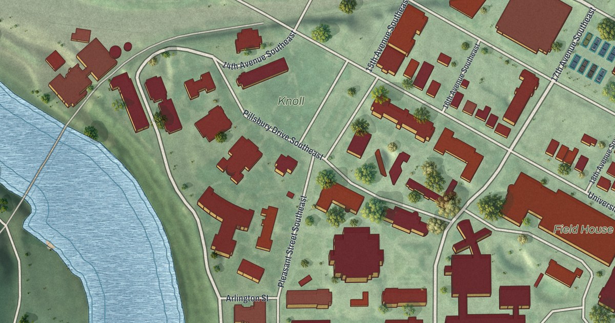 Map of University of Minnesota, Minnesota in 2026