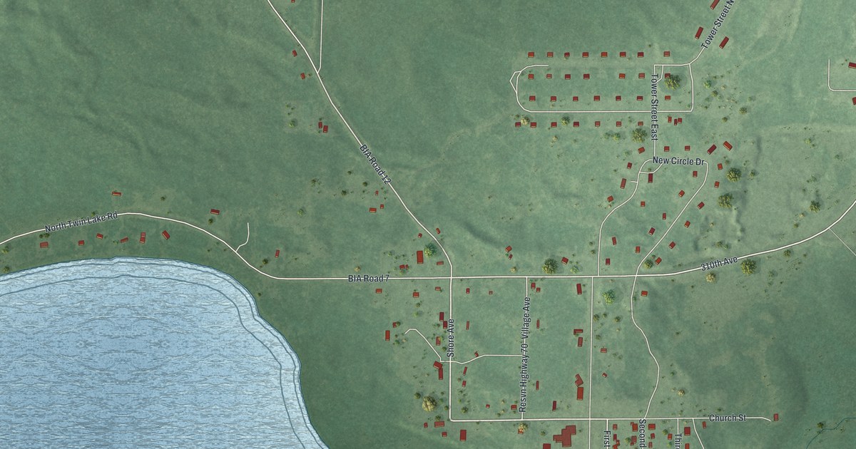 Map of Naytahwaush, Minnesota in 2026