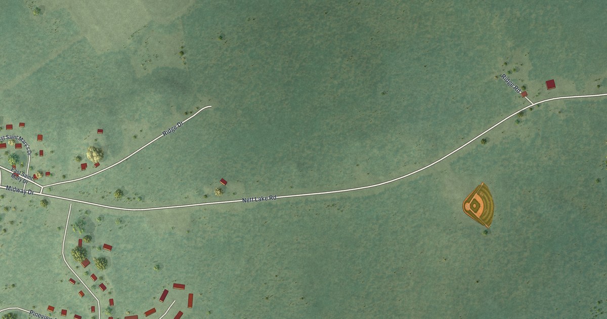 Map of Nett Lake, Minnesota in 2026