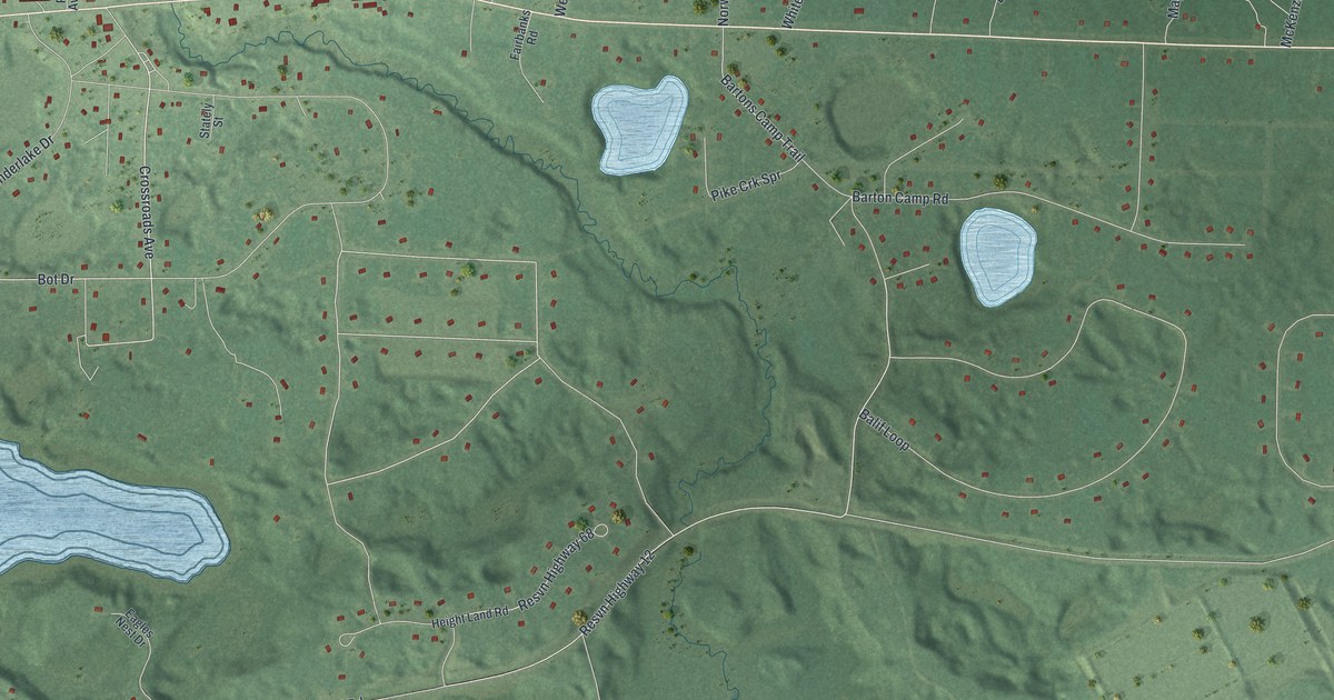 Map of Red Lake, Minnesota in 2026