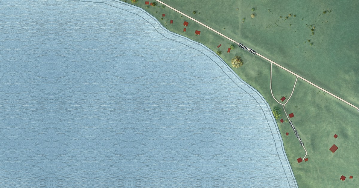 Map of Roy Lake, Minnesota in 2026