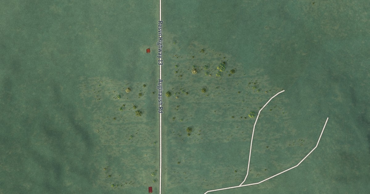 Map of South End, Minnesota in 2026