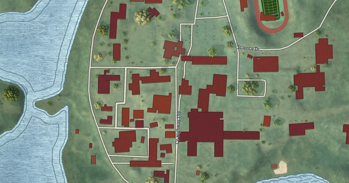 Detailed Map of St. John’s University, Minnesota