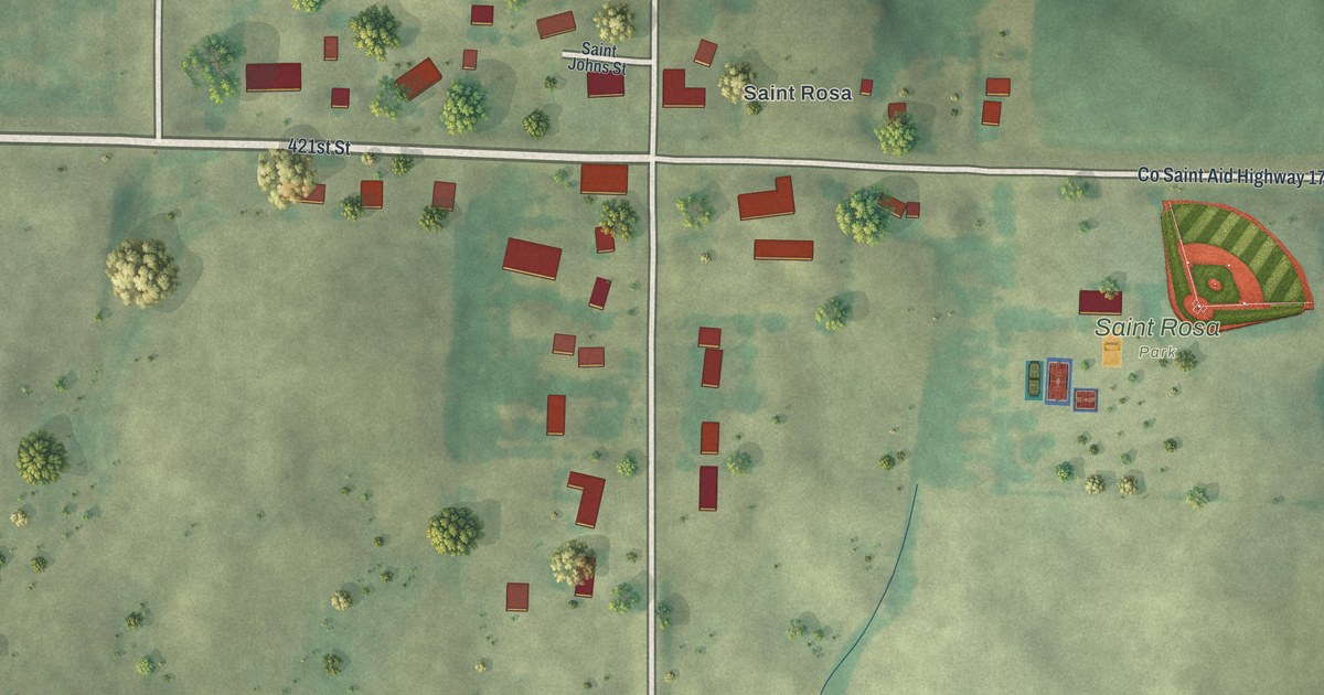 Map of St. Rosa, Minnesota in 2026