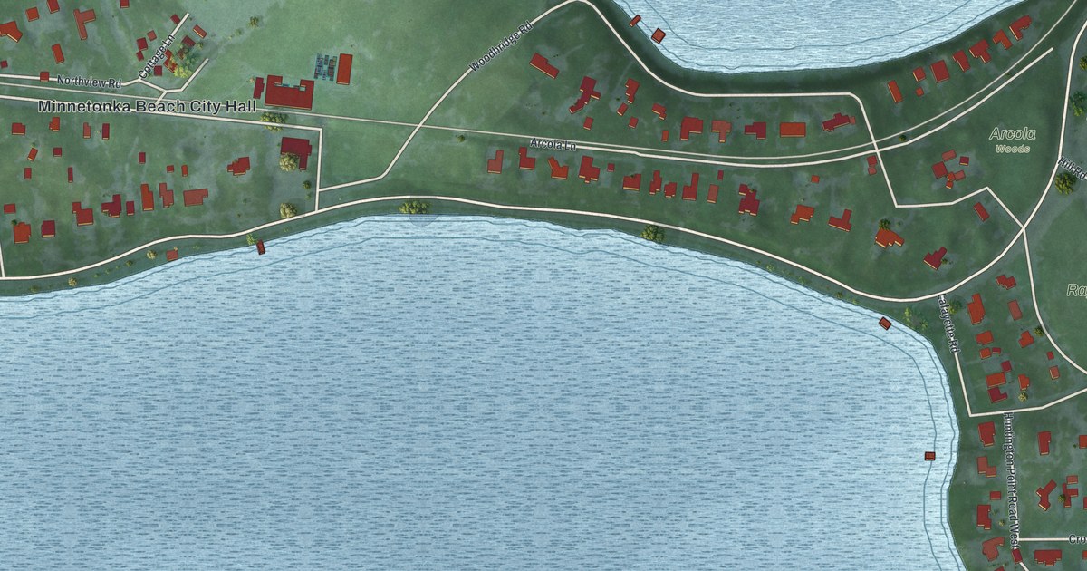 Map of Village of Minnetonka Beach, Minnesota in 2026