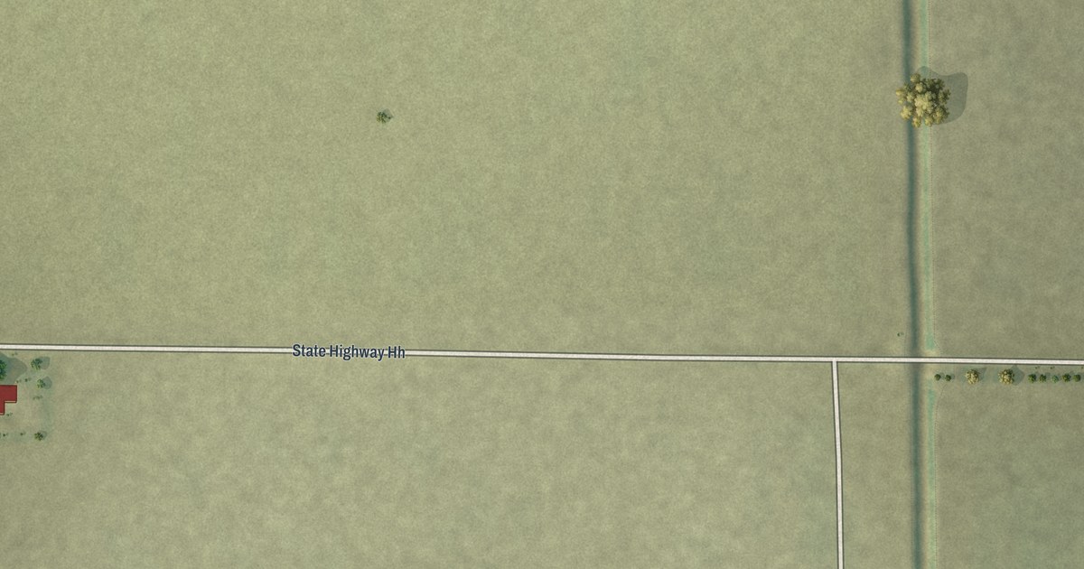 Map of Baker, Missouri in 2026