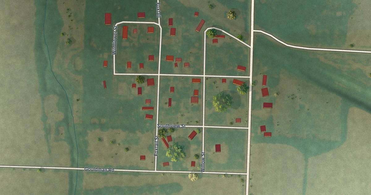 Map of Buell, Missouri in 2026