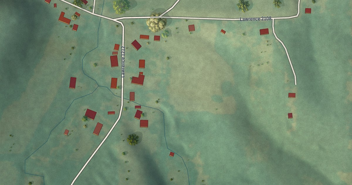 Map of Chesapeake, Missouri in 2026