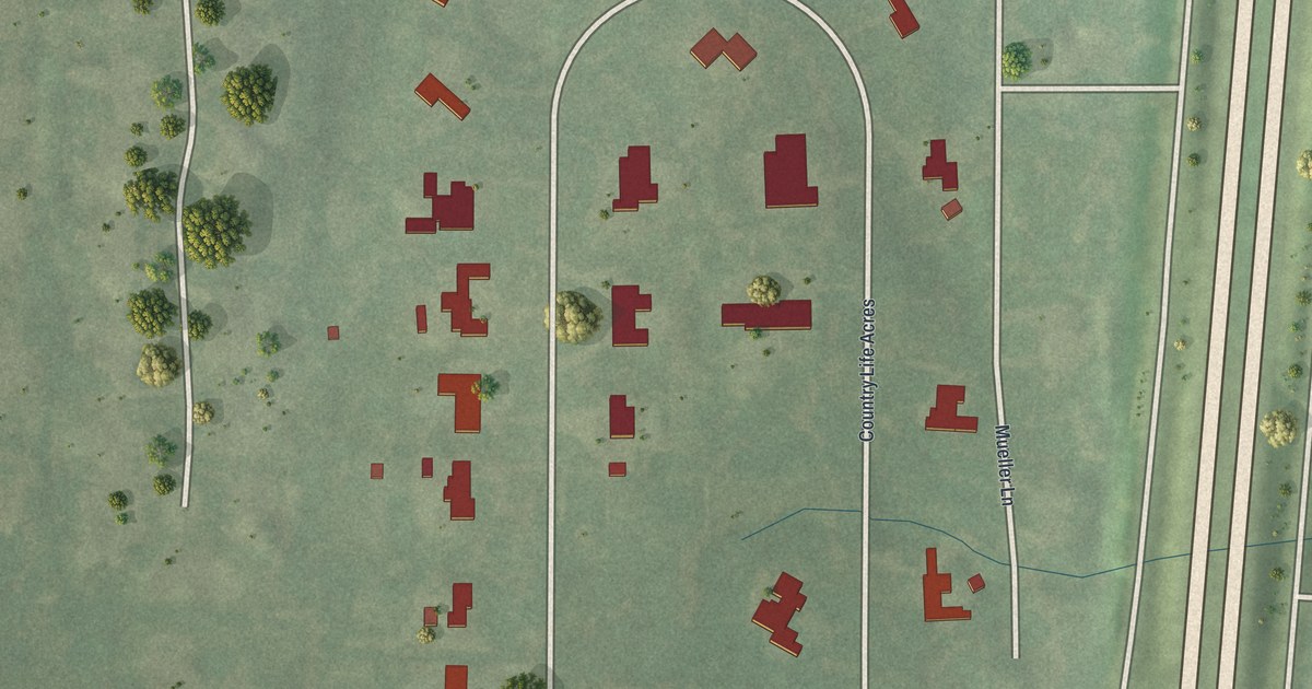 Map of Country Life Acres, Missouri