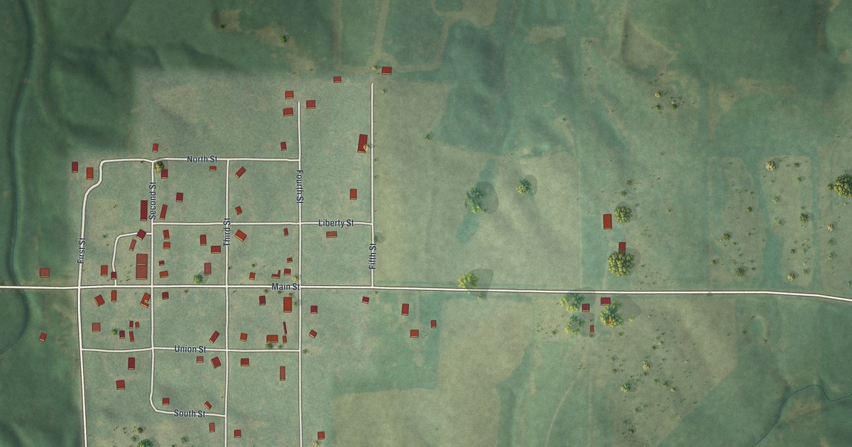 Map of Dawn, Missouri in 2026