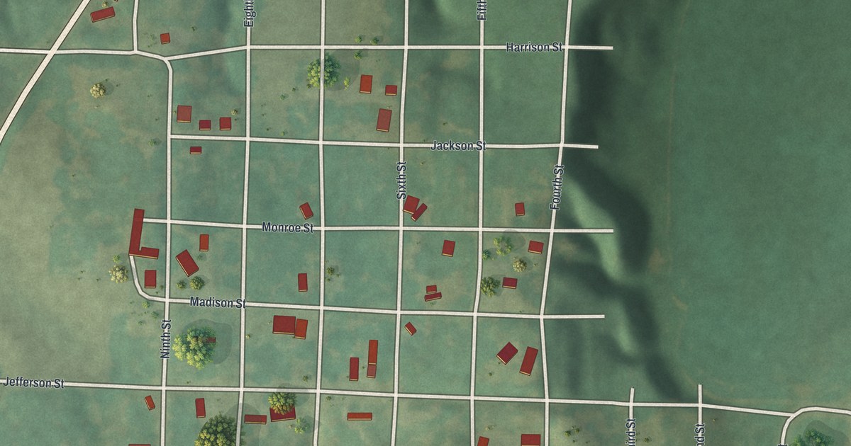 Map of De Witt, Missouri in 2026