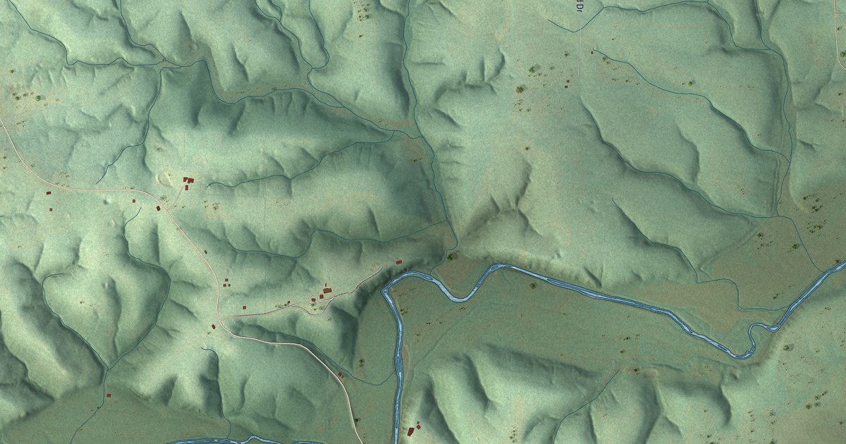 Map of Evergreen, Missouri in 2026