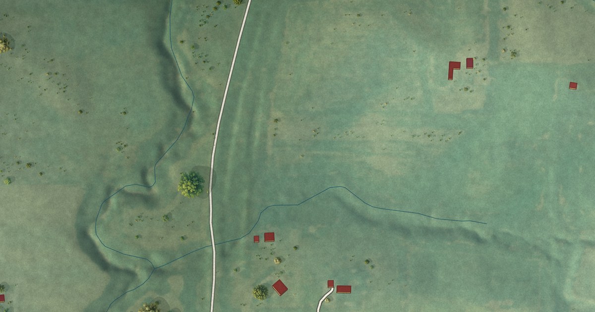 Map of Faucett, Missouri in 2026