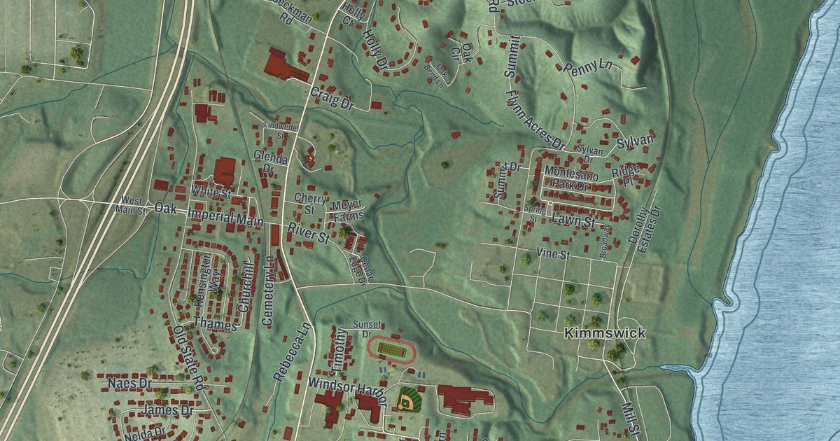 Map of Imperial, Missouri in 2026