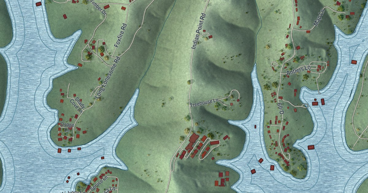 Map of Indian Point, Missouri in 2026