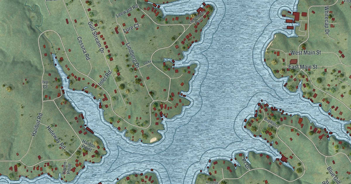 Map of Lake Viking, Missouri in 2026