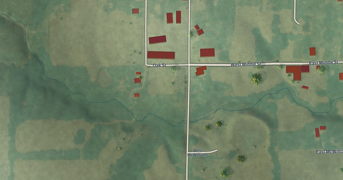 Map of Leonard, Missouri in 2026