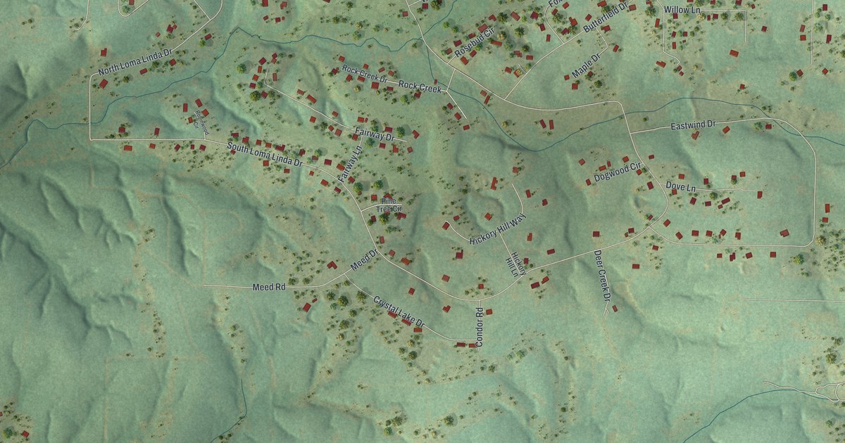 Map of Loma Linda, Missouri in 2026