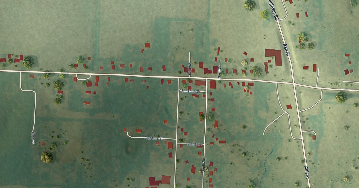 Map of Louisburg, Missouri in 2026