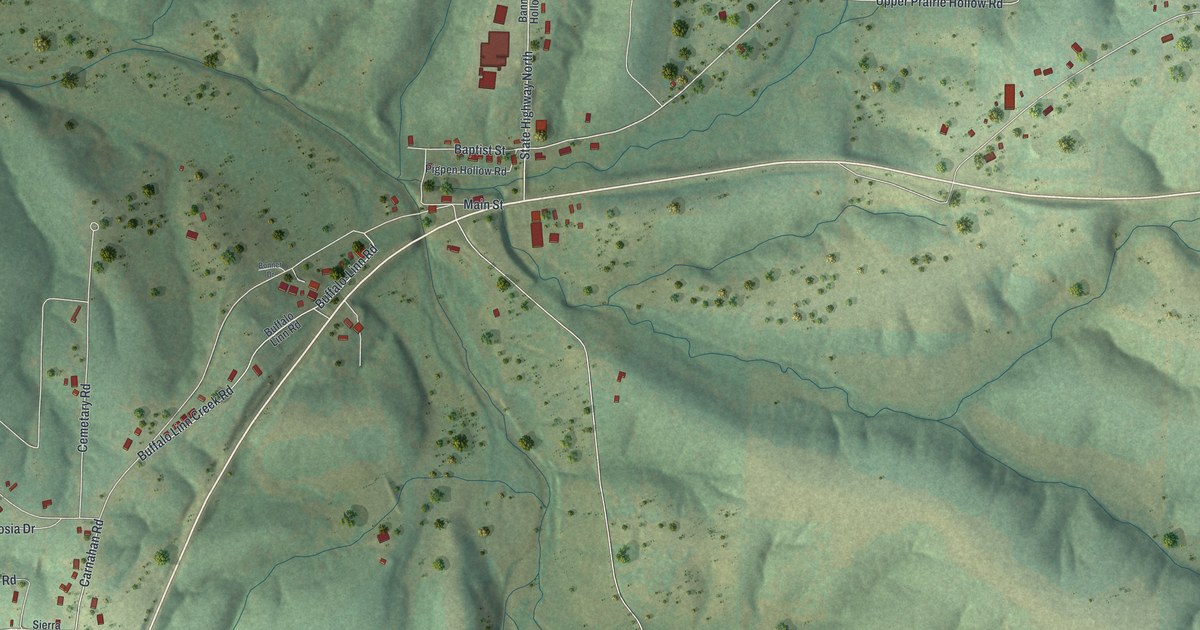 Map of Macks Creek, Missouri in 2026