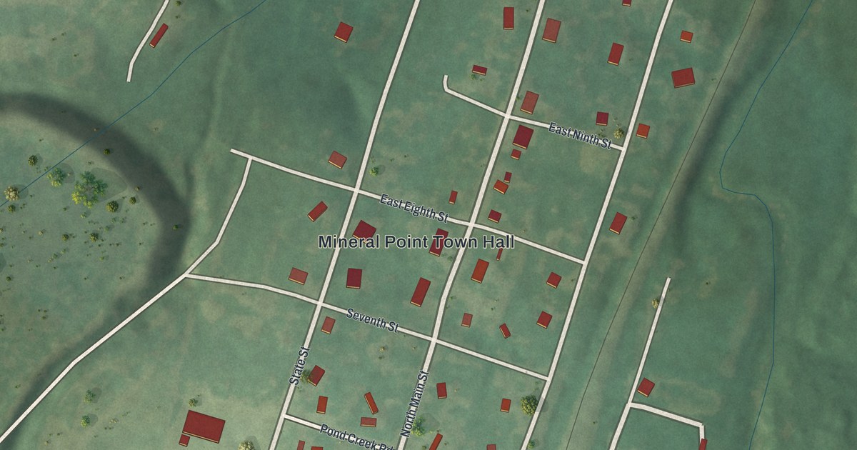 Map of Mineral Point, Missouri in 2026