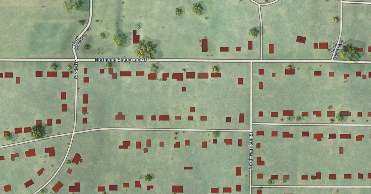 Map of Oakview, Missouri in 2026