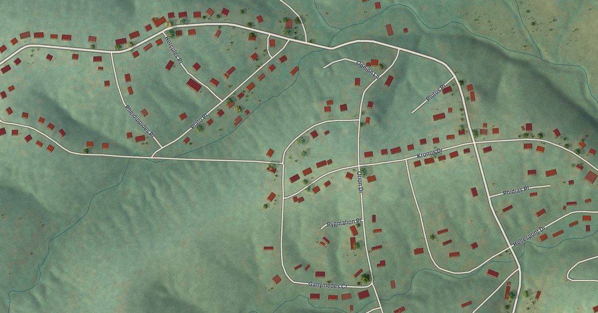 Map of Olympian Village, Missouri in 2026