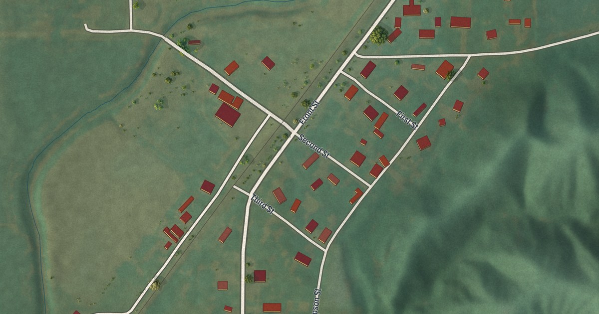 Map of Perkins, Missouri in 2026