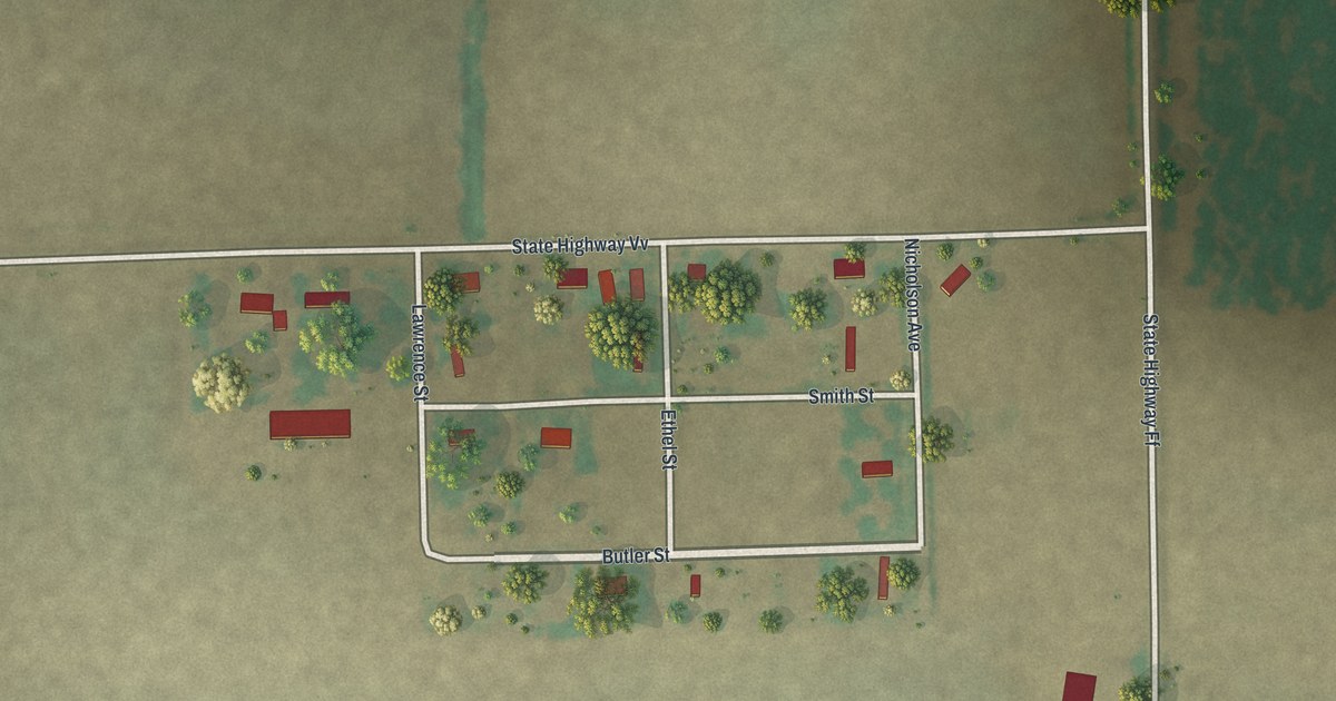 Map of Pinhook, Missouri in 2026