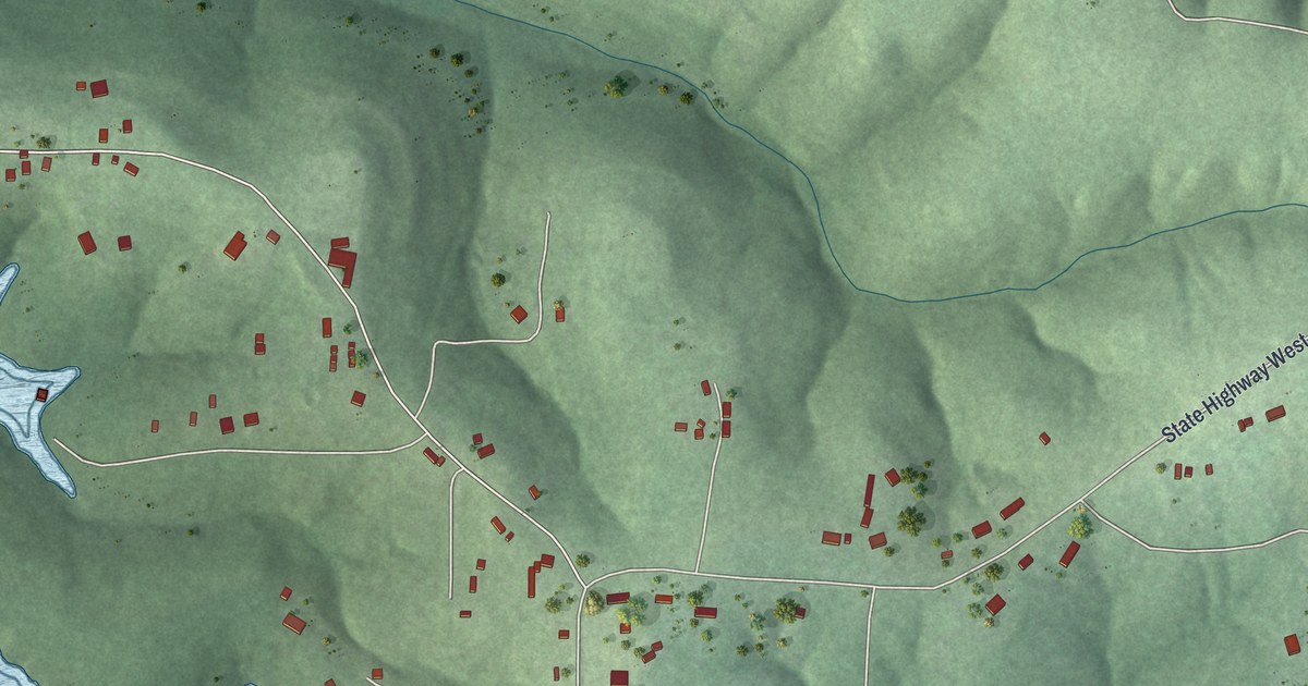 Map of Pontiac, Missouri in 2026