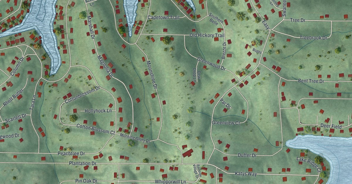 Map of Raintree Plantation, Missouri in 2026