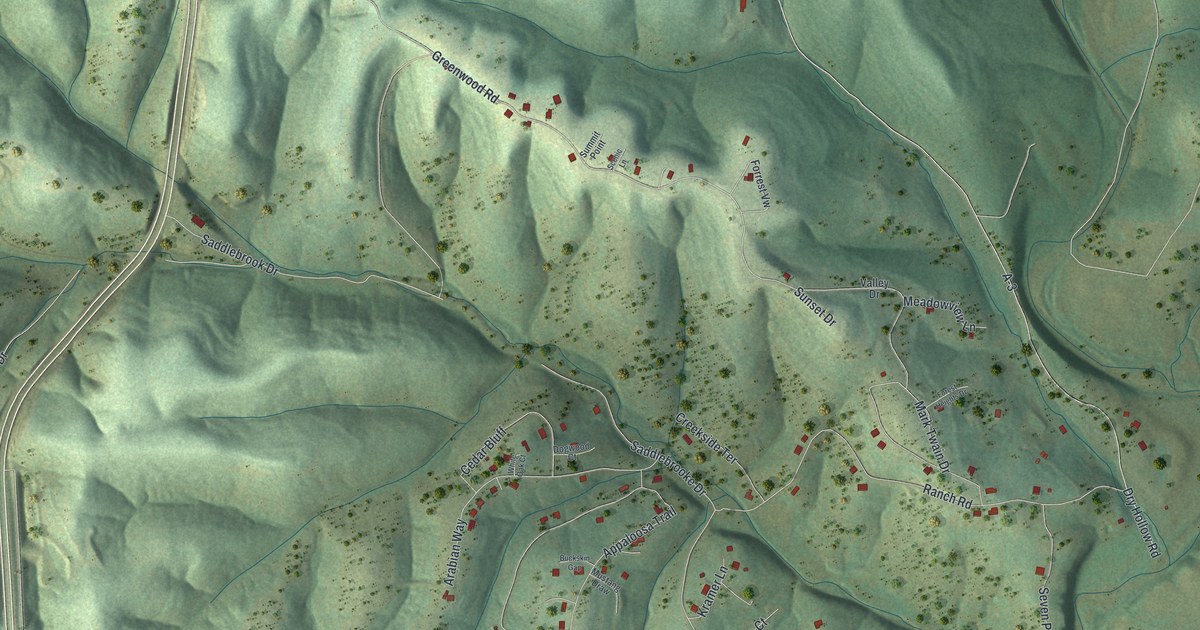 Map of Saddlebrooke, Missouri in 2026