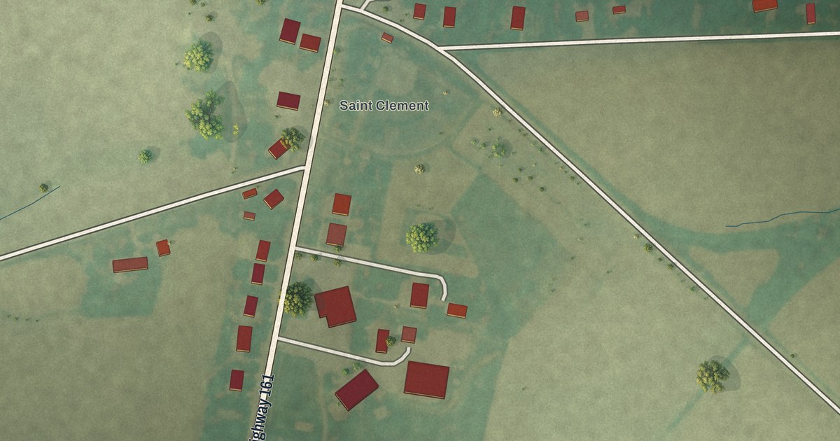 Map of St. Clement, Missouri in 2026