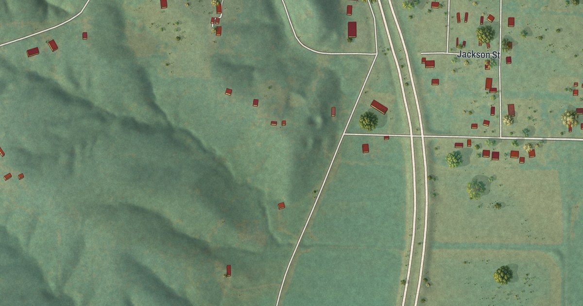 Map of St. Francisville, Missouri in 2026